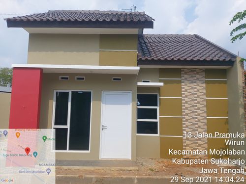 foto contoh rumah perumahan Graha Mandiri Bekonang