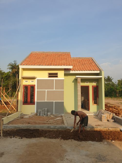 foto tampak rumah tipe subsidi perumahan GRIYA ARUM RESIDENCE