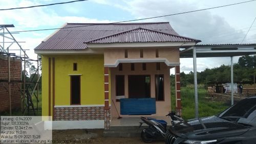 foto tampak rumah tipe 36 perumahan deHOLAND PERMATA