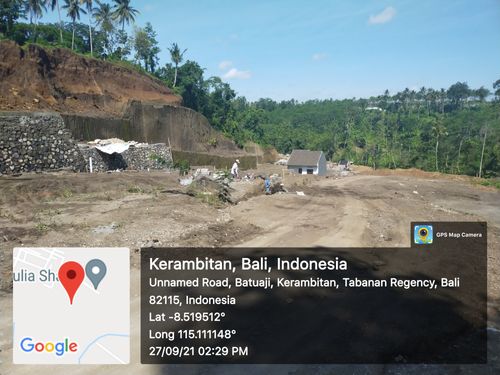 foto posisi tengah perumahan GRAHA MULIA SHANTI