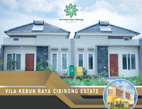 foto tampak rumah tipe 36/84 perumahan VILA KEBUN RAYA CIBINONG ESTATE