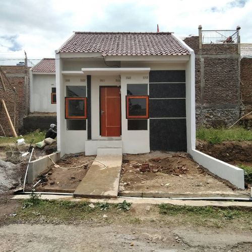 foto tampak rumah tipe 30/60 perumahan Cempaka Permai Residence