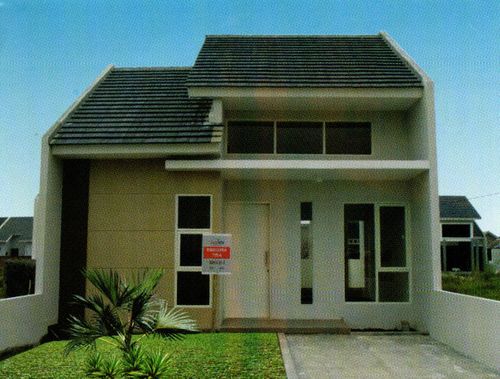 foto tampak rumah tipe C6 perumahan GRAND ALOHA REGENCY