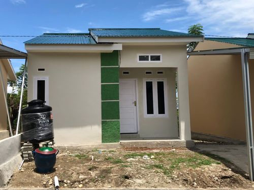 foto tampak rumah tipe 36 perumahan Tadulako Hills Residence