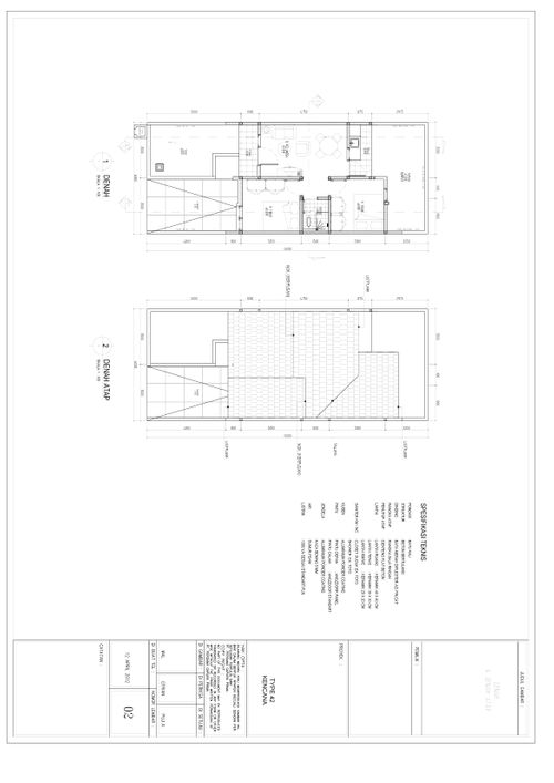 foto denah rumah tipe 42 perumahan Bukit Cimanggu City cluster sherwood