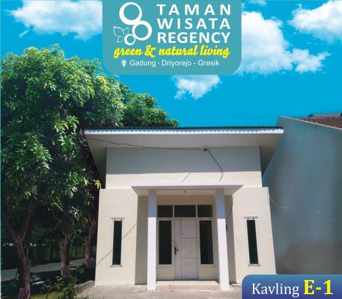 foto tampak rumah tipe KHUSUS POJOK perumahan TAMAN WISATA REGENCY