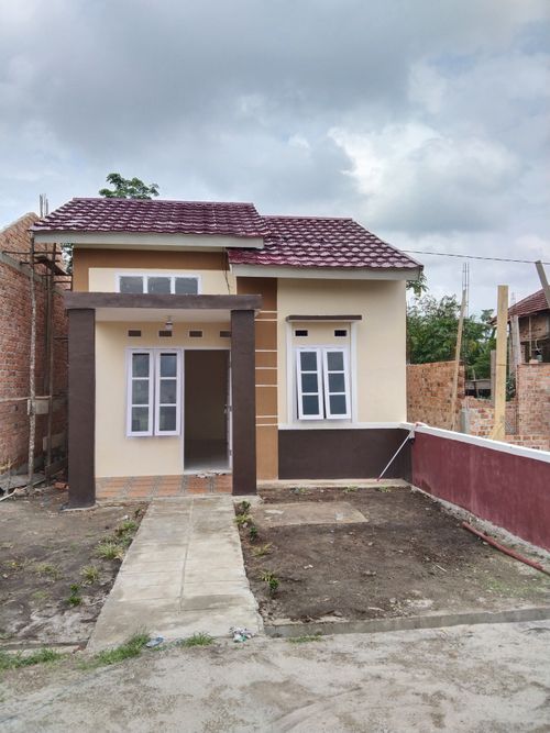 foto tampak rumah tipe Griya Pelangi AL Fatih perumahan Griya Pelangi Alfatih