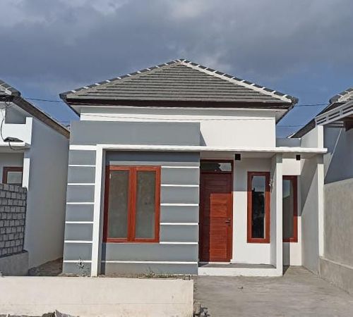 foto tampak rumah tipe rumah tinggal 40 perumahan GRAHA PANDITA