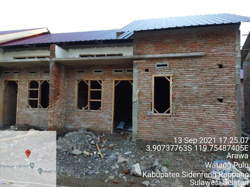 foto tampak rumah tipe 36/102 perumahan Griya Mutiara Bojoe