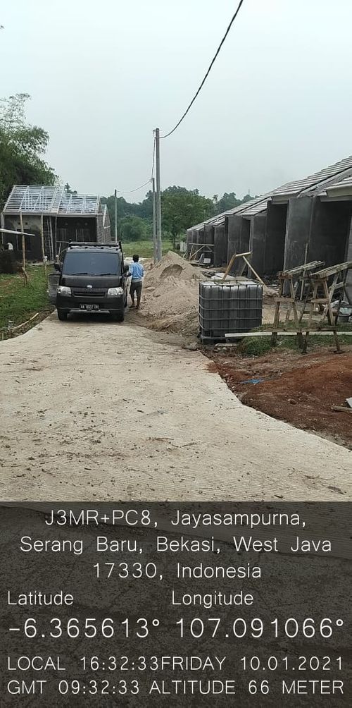 foto posisi tengah perumahan Kongsi Hillside