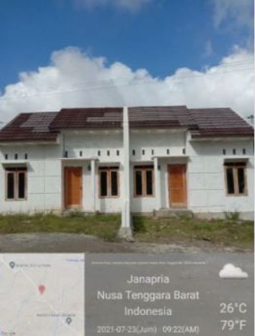 foto tampak rumah tipe Subsidi perumahan PRATAMA BUKIT MELATI