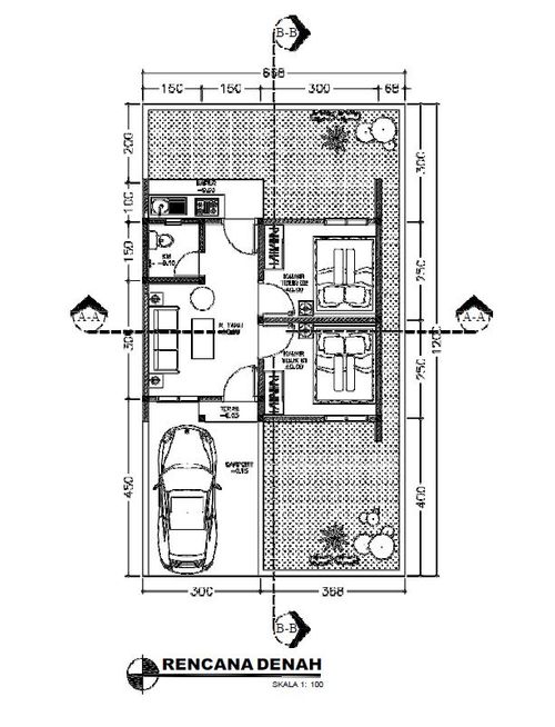 foto denah rumah tipe Subsidi perumahan PRATAMA BUKIT MELATI