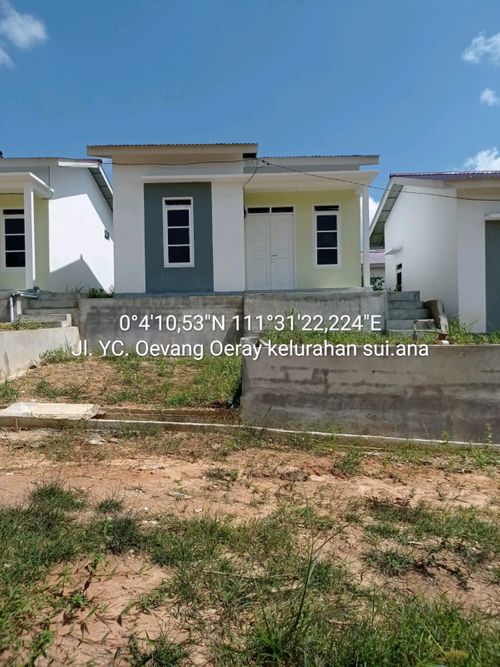 foto tampak rumah tipe 36 perumahan Villa Tanara