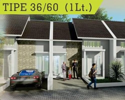 foto tampak rumah tipe 36/60A perumahan ALANA HILLS REGENCY