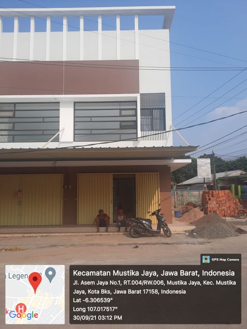foto tampak rumah tipe RUKO PERMATA LEGENDA 2 HOEK A perumahan DUKUH ZAMRUD