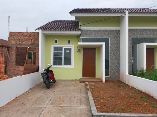 foto tampak rumah tipe 30/75 CLUSTER 3 perumahan Permata Legenda 3