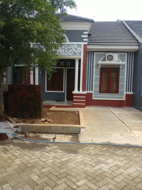 foto tampak rumah tipe 45 perumahan PERUMAHAN SAPPHIRE MEDITERANIA