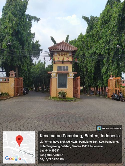 foto gerbang perumahan Gria Jakarta