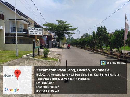 foto posisi tengah perumahan Gria Jakarta