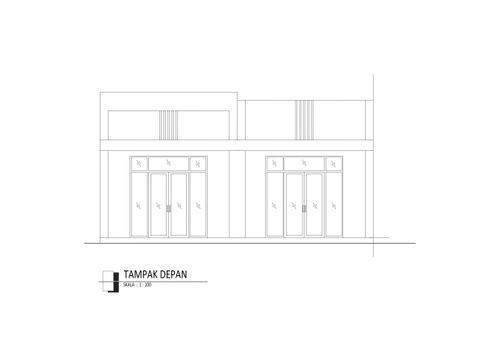 foto tampak rumah tipe Ruha Jasmine 45/45 perumahan Taman Sukodono Indah