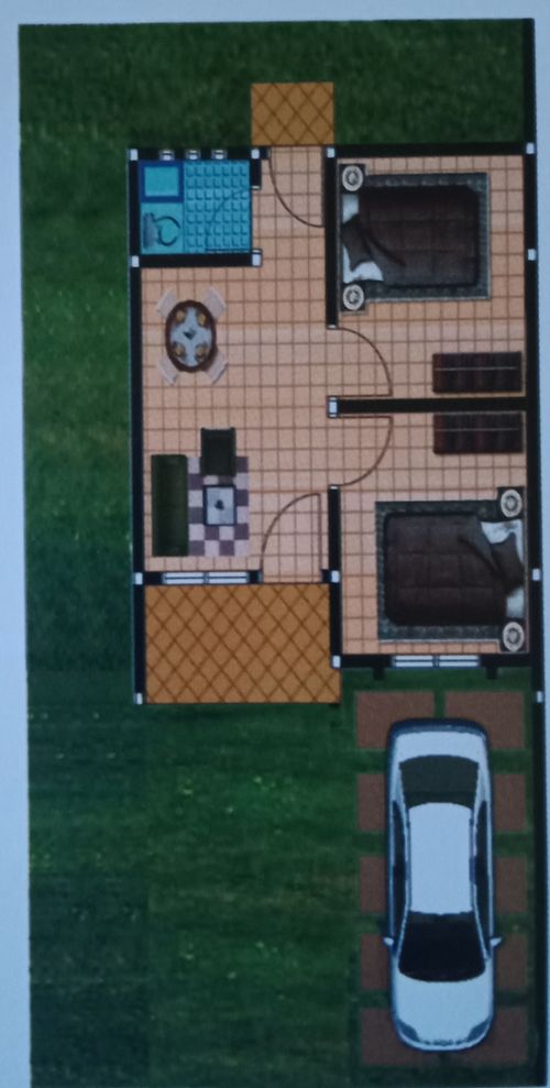 foto denah rumah tipe 36 perumahan GRIYA MUTIARA CI KAMPAK
