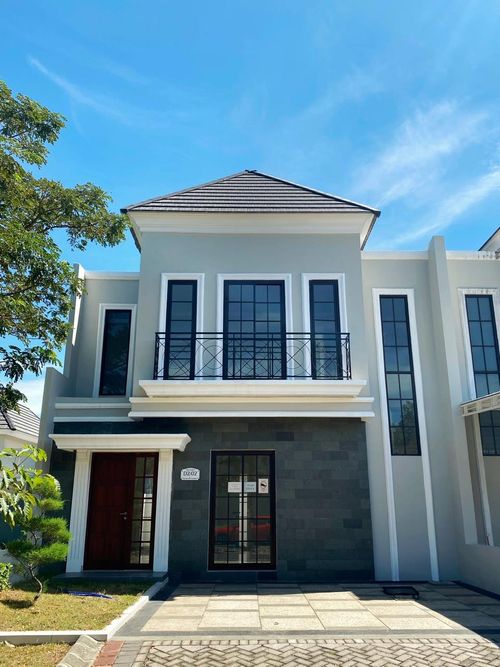 foto tampak rumah tipe DAVENDRA perumahan SAFIRA GARDEN