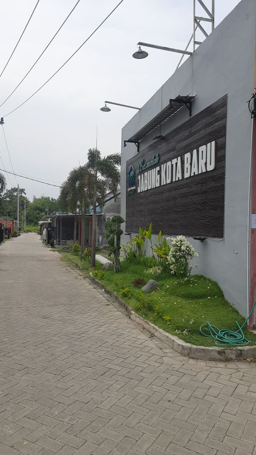 foto gerbang perumahan Basmalah Jabung Kota Baru 2