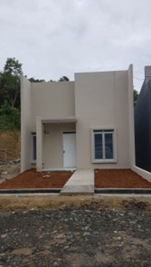 foto tampak rumah tipe 30/60 perumahan KOTA RANGKAS BARU