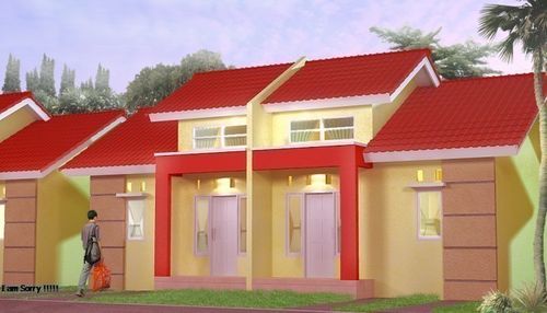 foto tampak rumah tipe 36/98 perumahan BUMI TAMALANREA PERMAI