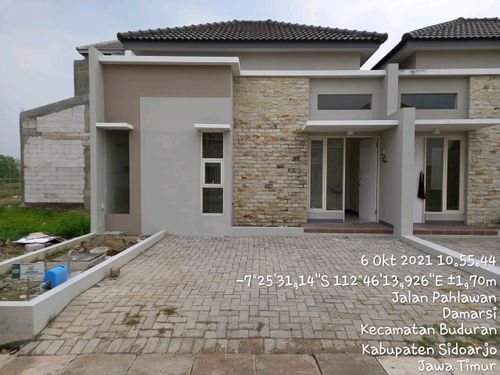 foto tampak rumah tipe 37 perumahan Newtown Park