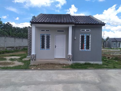 foto tampak rumah tipe 36/90 perumahan Griya Indah Lestari Tahap 2