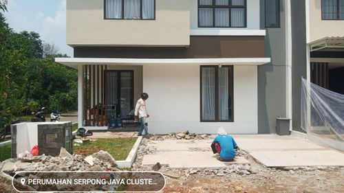 foto tampak rumah tipe ASTER perumahan SERPONG JAYA THE SPRING