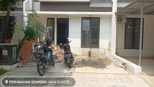 foto tampak rumah tipe CANNA perumahan SERPONG JAYA THE SPRING
