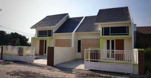 foto tampak rumah tipe Marigold perumahan PRIMA GARDEN ESTATE