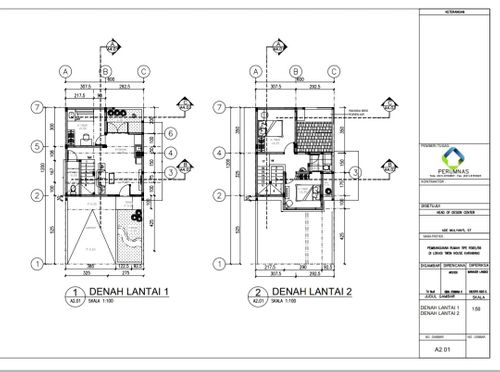 foto denah rumah tipe RM perumahan Sentraland Residence 2