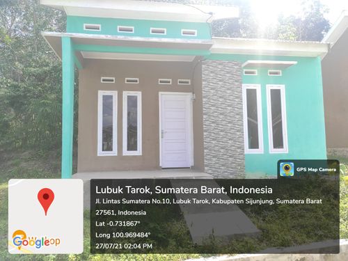 foto tampak rumah tipe 36/108 perumahan VILLA MUTIARA KALOKO TAHAP II