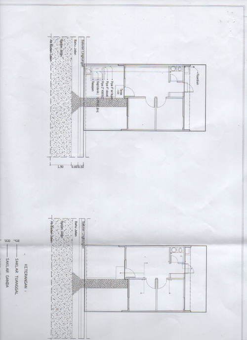 foto denah rumah tipe 30/66 perumahan Vila Azhima 2