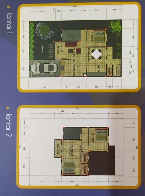 foto denah rumah tipe 120 perumahan METRO RESIDENCE