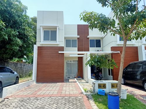 foto tampak rumah tipe MELROSE perumahan Taman Boston