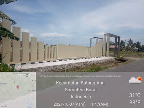 foto gerbang perumahan Marlindo Residence