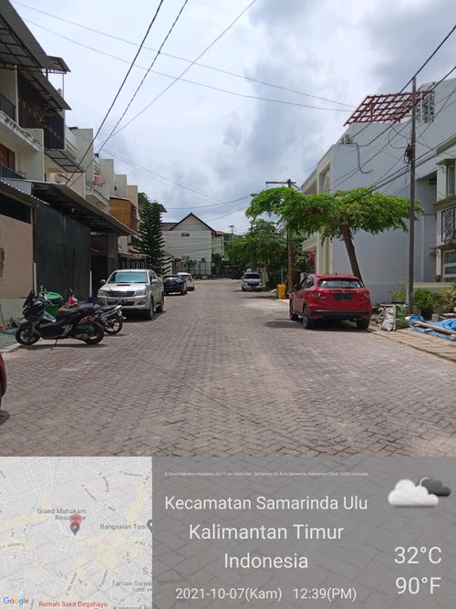 foto posisi tengah perumahan Grand Mahakam