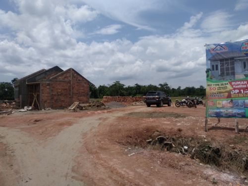 foto gerbang perumahan Pelita Borang Residence