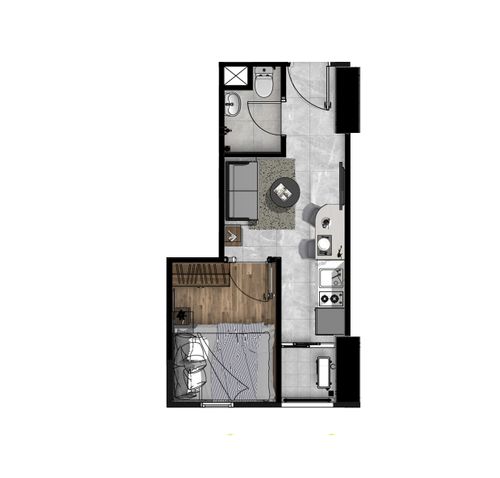 foto denah rumah tipe A1BR‐A perumahan Vittoria Residence