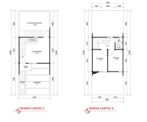foto denah rumah tipe 39 Compact (256) perumahan Bukit Sukanagara Resort