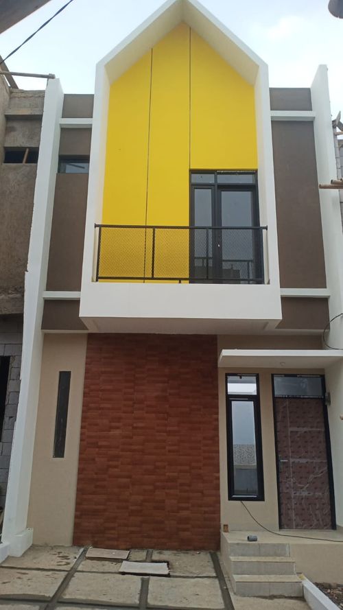 foto tampak rumah tipe 50 Compact (379) perumahan G-Land Katapang Residence 2