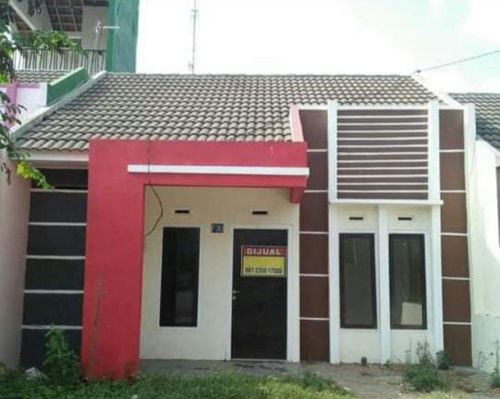 foto tampak rumah tipe 54 perumahan Tanjungsari Regency