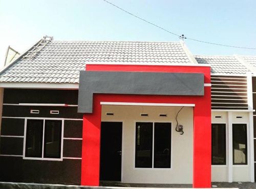 foto tampak rumah tipe 72 perumahan Tanjungsari Regency