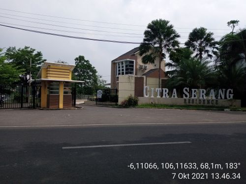 foto gerbang perumahan Citra Serang Residence