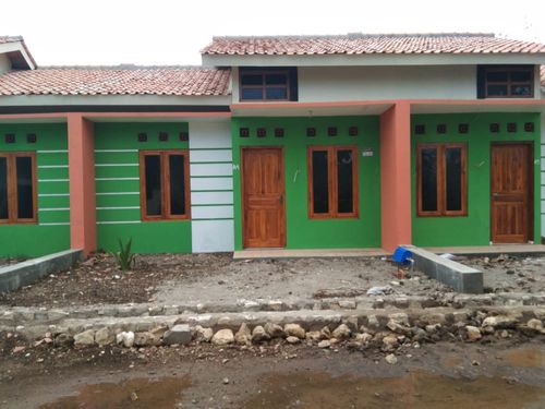 foto tampak rumah tipe 36 perumahan Giriwoyo indah