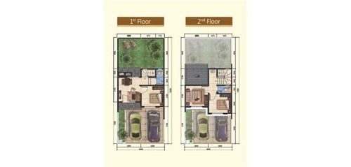 foto denah rumah tipe NG3-0022 perumahan SERPONG NATURA CITY